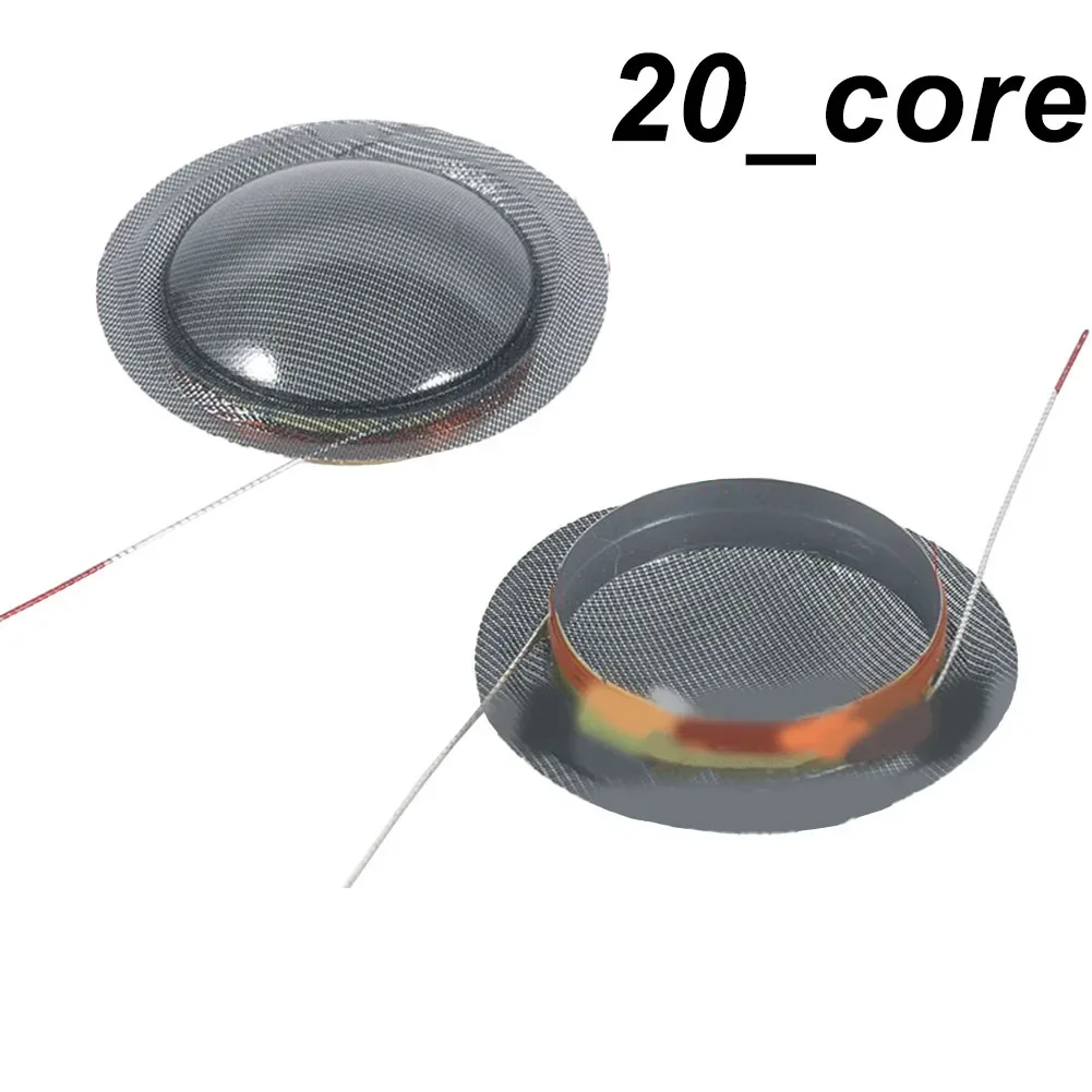 20mm 25.5mm Tweeters Voice Coil 1 Inch Silk Diaphragm Membrane Treble Speaker Replacement Membrane Speaker Repair Accessories