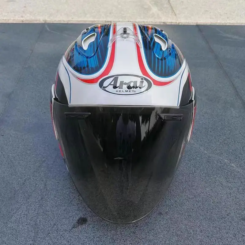 

Open Face 3/4 Helmet SZ-Ram 3 Blue Cycling Motorcycle Helmet, Dirt Racing Motorcycle and Kart Protective Helmet, Capacete