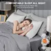 2Pcs  Queen Satin Silk Pillowcase Pillow Case Cover Home Bedding Smoothy Pillow Rectangle Bedding Pillow 2