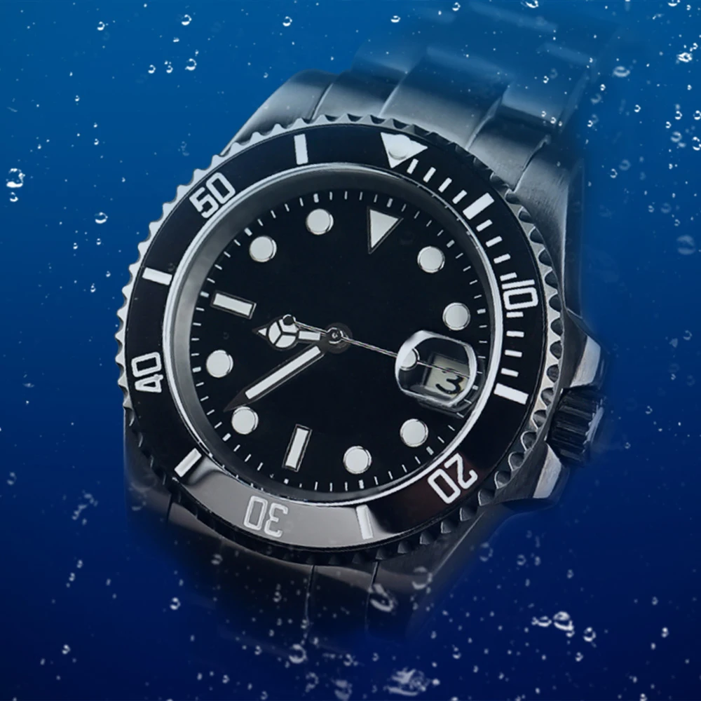 2022 Fashion New 40mm Men's Leisure Sports Sapphire Mirror Stainless Steel Material Waterproof Automatic Mechanical Watch