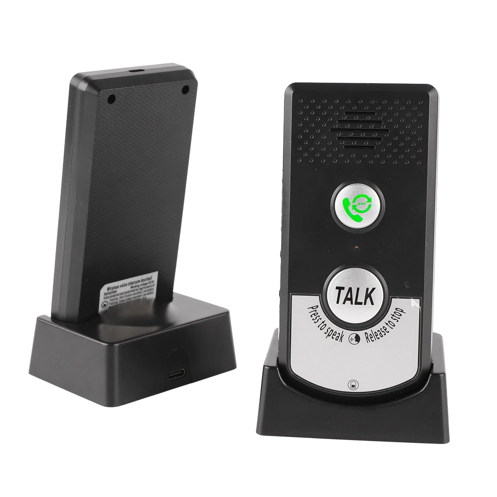 Wireless Home Intercom System Wireless Intercom Doorbell Two Way Voice System for Home Elederly Hospital Patient Nurse