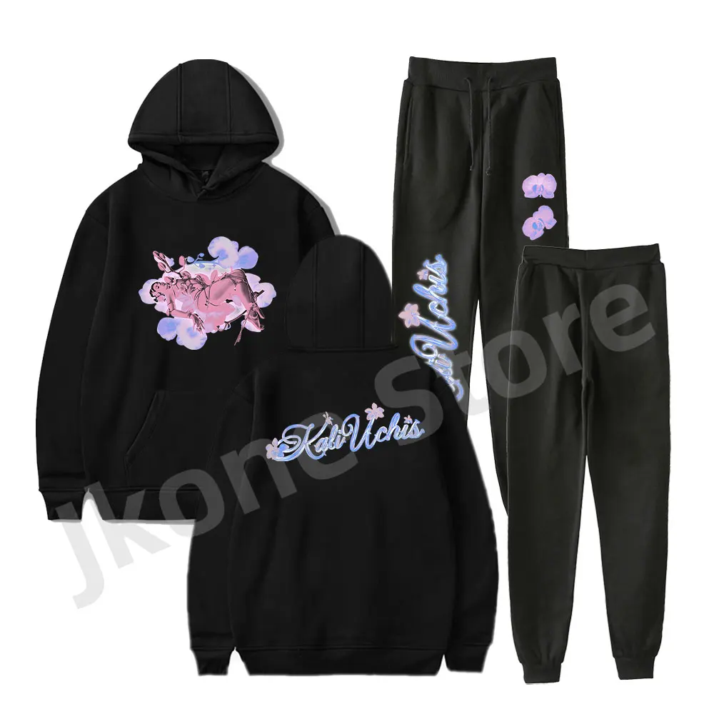 

Kali Uchis Tour Hoodies Set Orquideas Album Merch Winter Women Men Fashion Casual Streetwear Sweatshirts