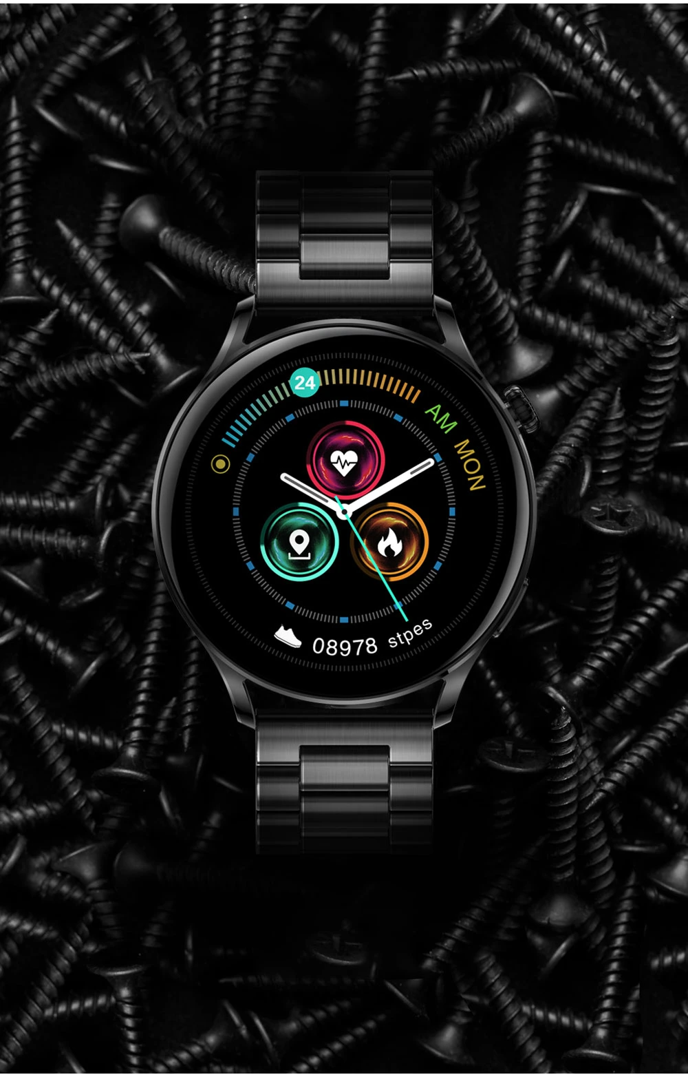 2022 New Smart watch Men Full touch Screen Sports fitness watch Bluetooth is Suitable For Android ios Bluetooth Call Smart watch