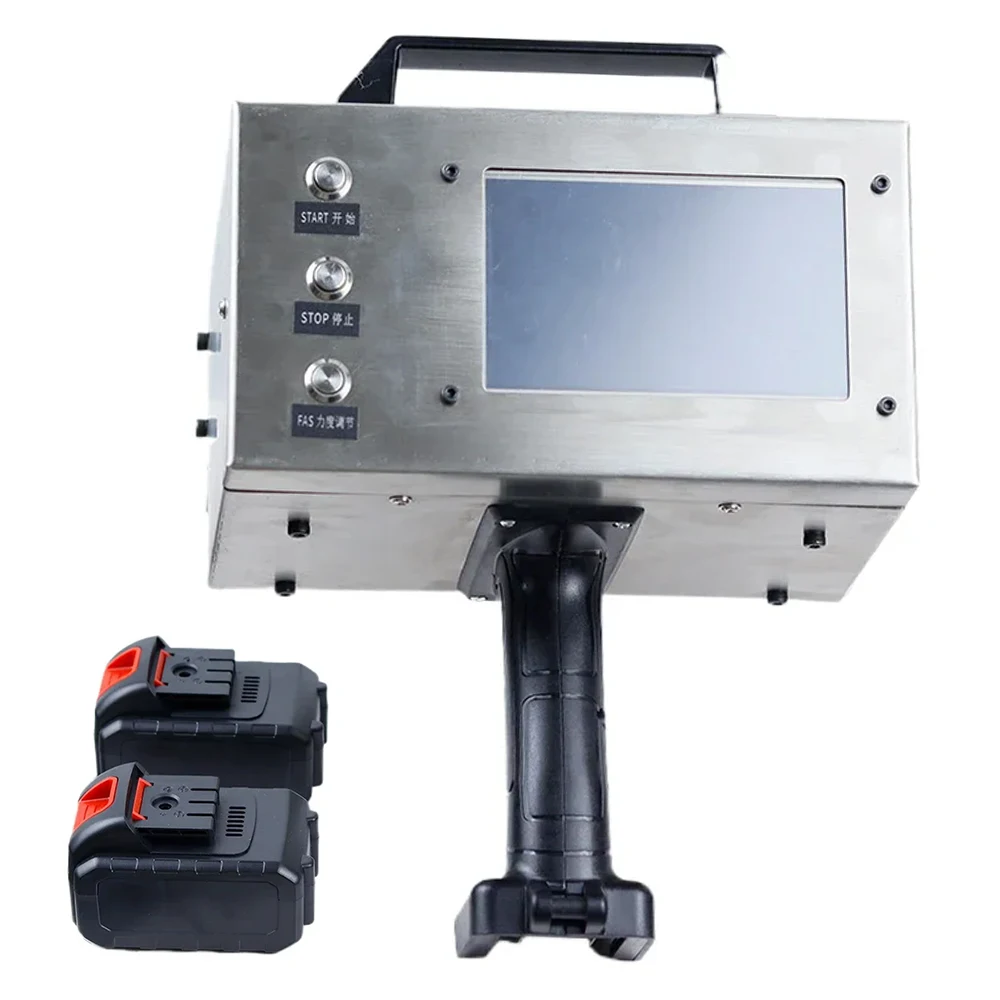 120*30mm Portable Car VIN Number Handheld dot Peen Marking Machine Metal Nameplate Engraving Battery Operated Marking Machine