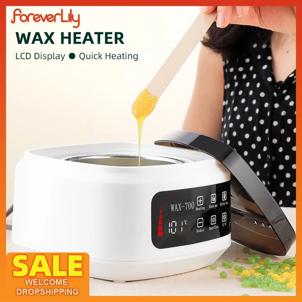 500ML Wax Heater Electric Hair Removal Wax Warmer Machine Wax Dipping Pot  Depilatory Wax Hands Feet Body Paraffin Epilator - AliExpress