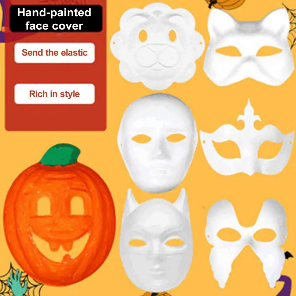 

DIY Paper Pulp Masque DIY Masque Animal Themed Masquerade Christmas Halloween Children Kid Carnival Human Face Masque Party Gift