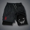 Summer Men Running Shorts Fitness Gym Training 2 in 1 Sports Shorts Quick Dry Workout Jogging Double Deck Shorts 1
