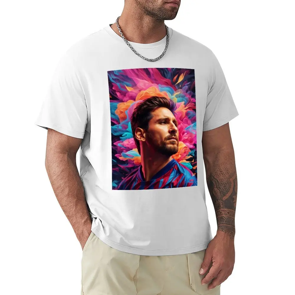 Fresh Celebration Gost And Andrre E Messi E Argentina No.10 Goat Caricature 96 T-Shirt Motion Tees Funny Graphic Funny Ge