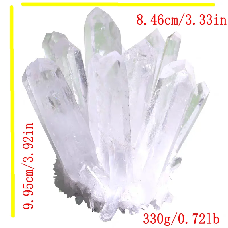 Natural White Crystal Stone, Bohemian style, exquisite home office ornaments