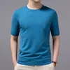 Superfine Merino Cashmere T shirt Men Base Shirt Wicking Breathable Quick Dry Anti-Odor No-itch Short Sleeve Tee Tops 1