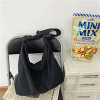 Women's Shoulder Bag Large Canvas Crossbody Bags for Women 2023 Cotton Cloth Fashion Korean Female Students School Bag Handbags - Image 5