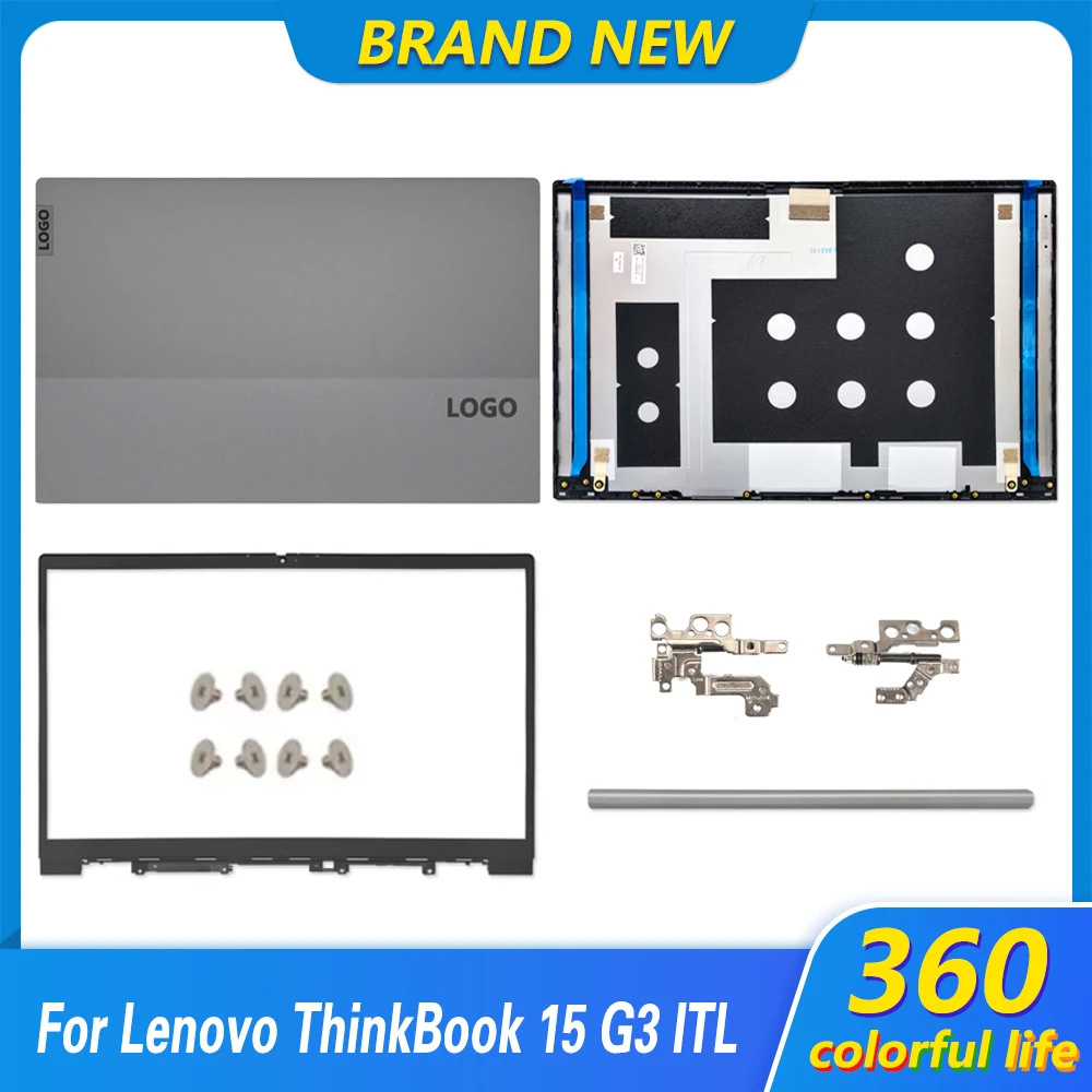 Nuova Custodia Superiore Originale Per Lenovo Thinkbook 15 G3 Itl Thinkbook 15 G3 Acl Lcd Cover Posteriore Lunetta Anteriore Cerniere Cerniera Cover P