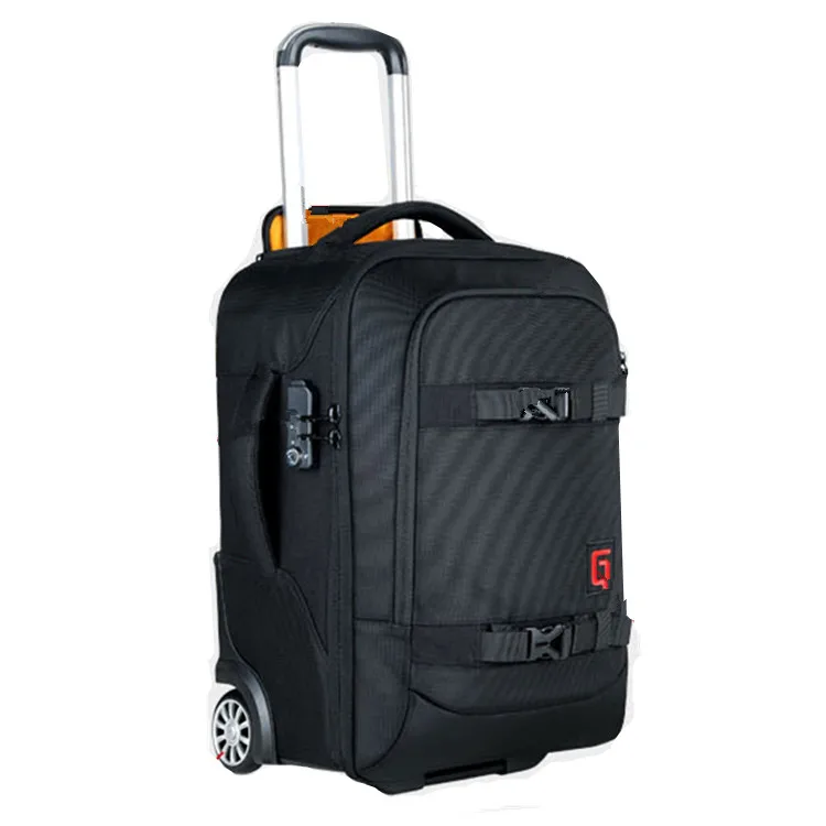 

Dustproof shockproof waterproof nylon dslr camera bag / trolley camera bag