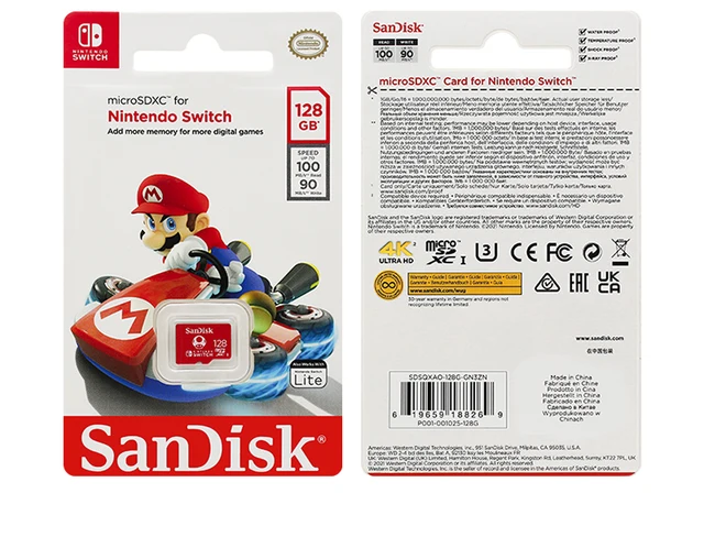 SanDisk – carte mémoire microSDXC, avec extension pour Nintendo Switch, carte  micro SD 512/400/256/128/64 go - AliExpress