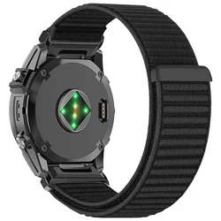 Durable Nylon Watch Strap with Quick Fit Band Adjustment - QuickFit 26mm (Black)