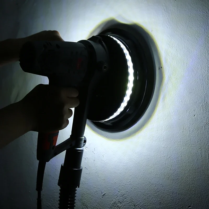 Electric Drywall Sander Machine 1250W Wall Polishing Machine LED Handheld Power Tools Wall & Floor Residue Removal Tools