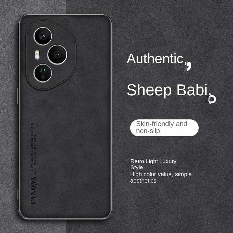 Premium Silicone Bumper PU Leather Matte Back Cover