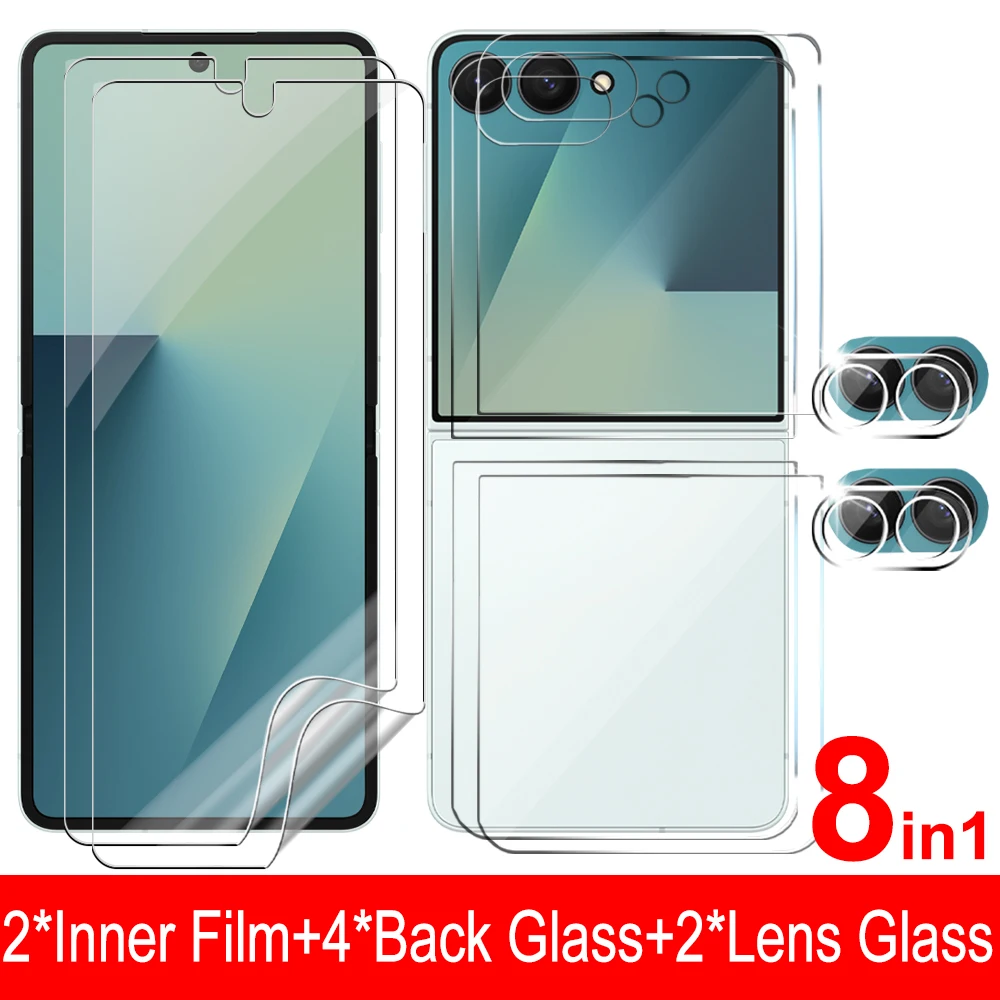 Hydrogel Film and Tempered Glass Screen Protector with Anti-Scratch Full Protection
