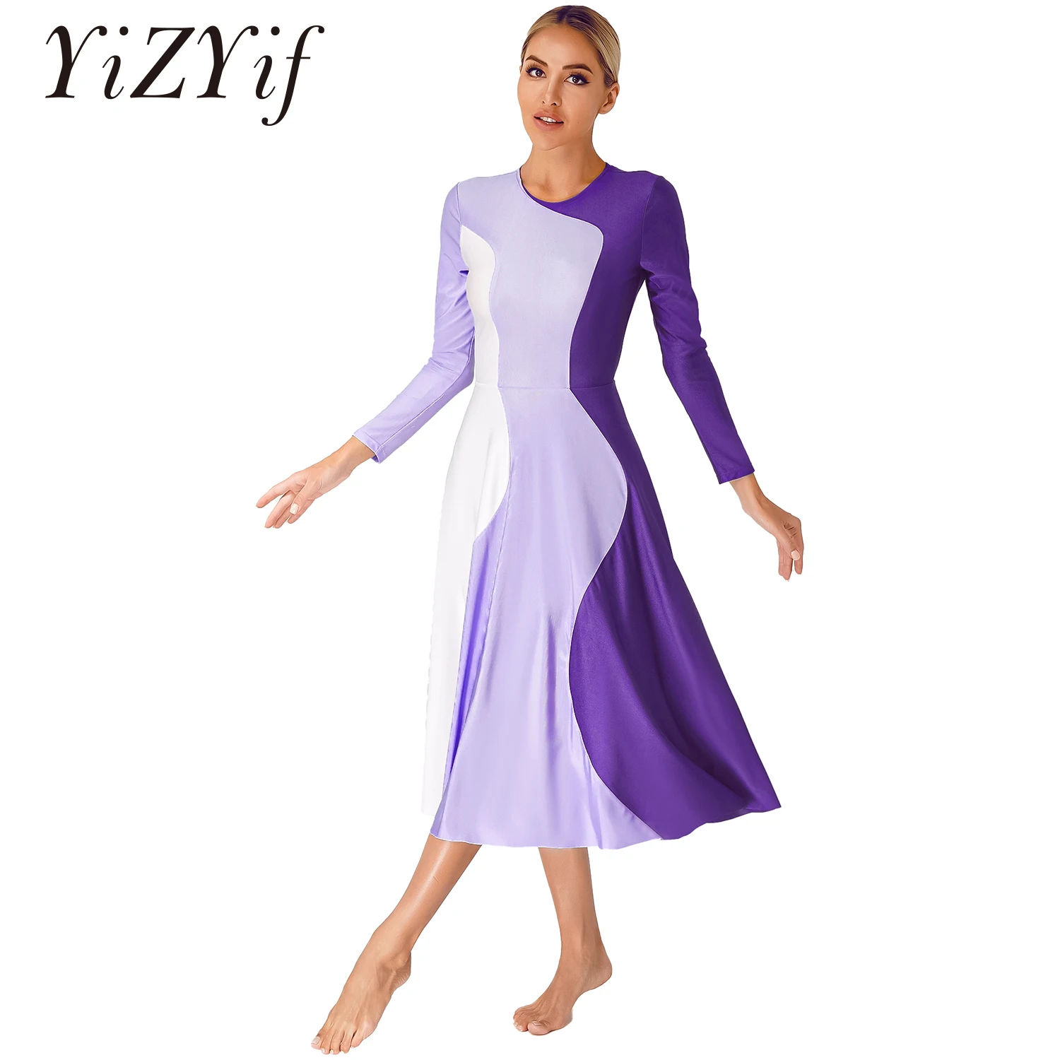 Women Celebration Of Spirit Dance Dress Long Sleeve Ballet Lyrical