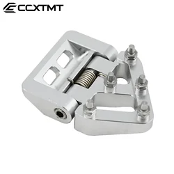 Motorcycle Folding Rear Brake Pedal Tip Plate (Silver)