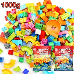 Premium 1000g Marble Race Run DIY Building Blocks Set - Large Particle Classic Construction Toy Gift (1000g)