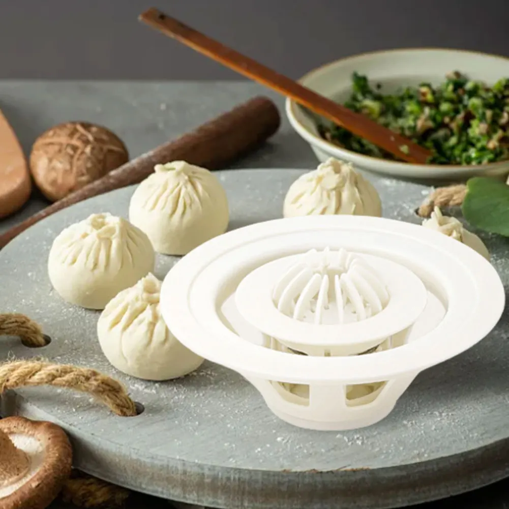 Dumpling Momo Maker Mold Easy To Use Baozi Bun Mold Instant Pastry Pie Steamer Bun for Home Kitchen Beginners