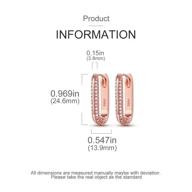 NEW 925 Sterling Silver Heart Hoop Earrings Inlaid Zircon CZ Infinity Love Golden Earrings For Women Wedding Gift Luxury Jewelry 5