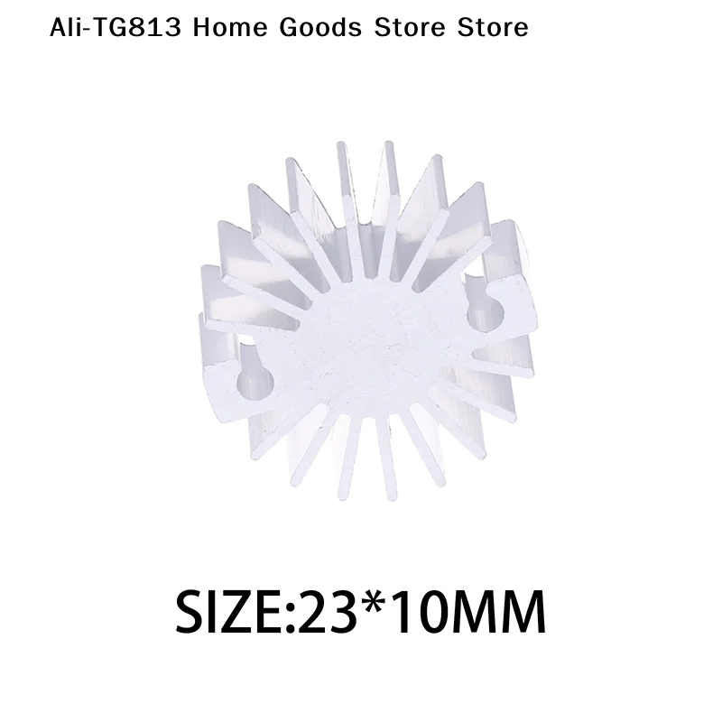 [TG813]23mmX10mm LED 또는 단일 칩 히트싱크 라디에이터 가정용 램프 라디에이터 교체 가능 알루미늄 1W 히트싱크 라디에이터