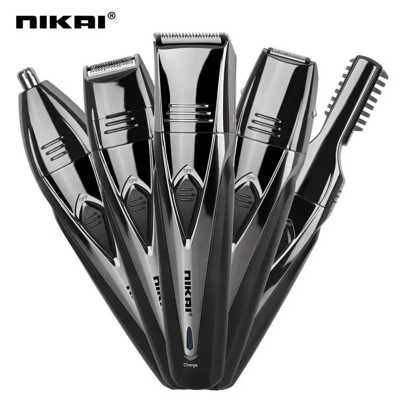 Description Picture 4 of item10 in1 Grooming set hair&beard trimmer for men waterproof electric shaver facial& body groomer eyebrow nose ear hair clipper