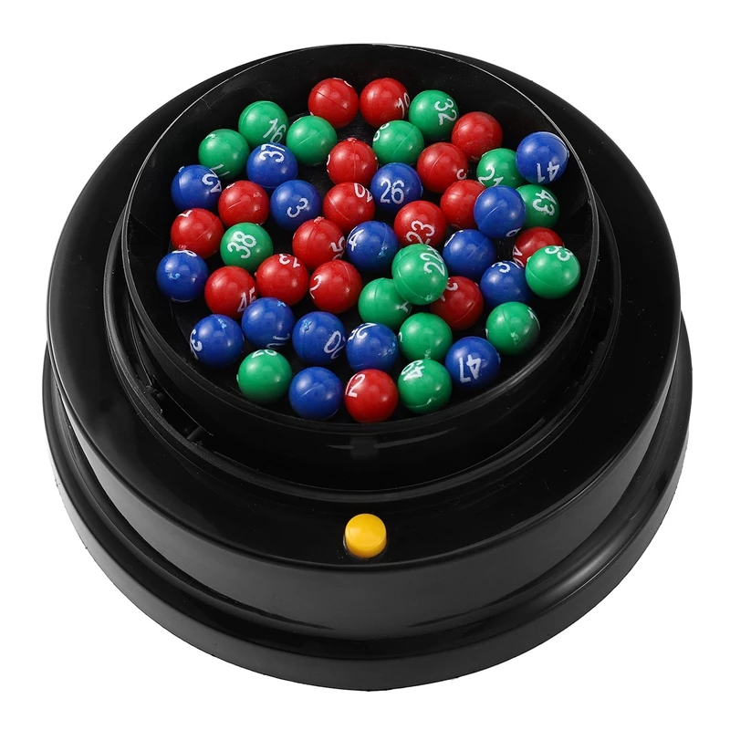 2X Electric Lucky Lottery Toy Number Picking Machine Mini Lottery Games Shake Lucky Ball Board Game Party Games