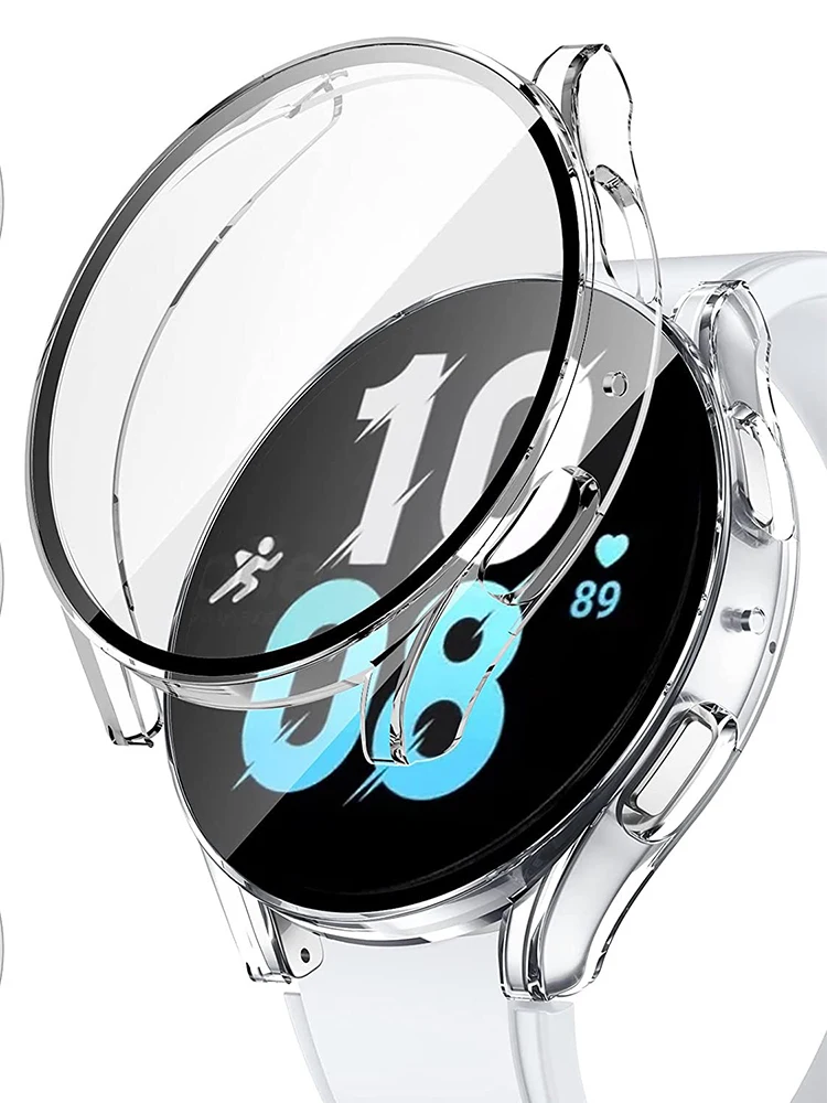 

TPU Cover for samsung Galaxy watch 5 case 44mm 40mm all-around Anti-Scratch bumper Screen protector Galaxy watch 4 Accessories