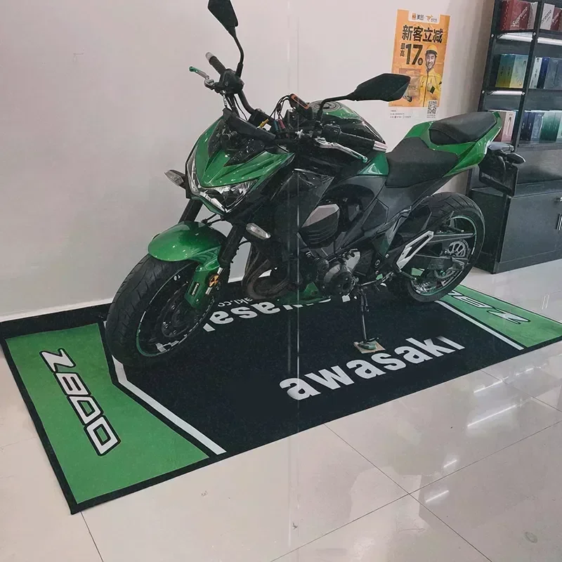 Description Picture 4 of itemMotorcycle Display Carpet Work Floor Mat Garage Racing Moto Electric Vehicle Mat Entrance Anti Slip Doormat Bedroom Rug