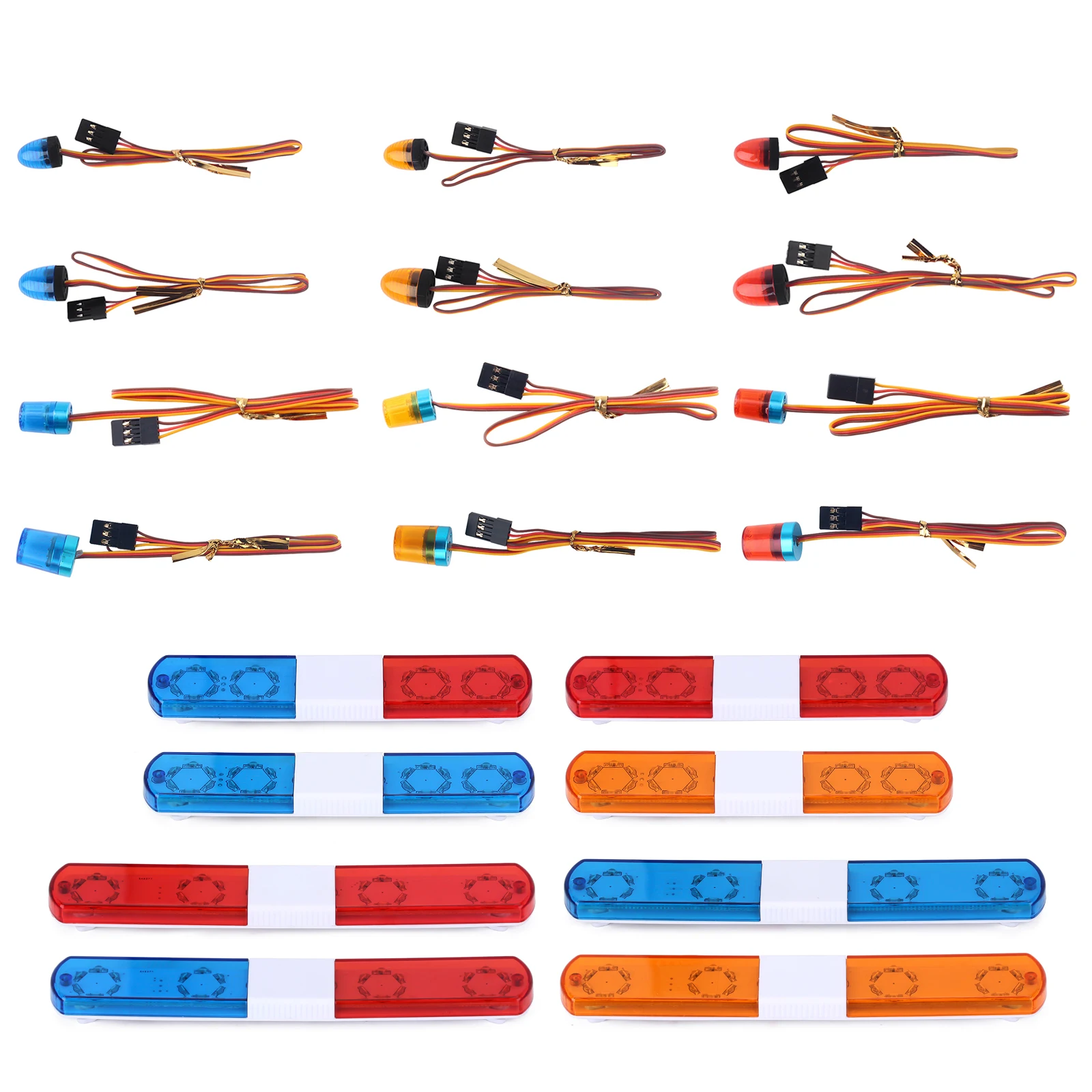 INJORA-RC-Auto-Blinkende-LED-Licht-Bar-Alarmierend-Lampe-f-r-1-14 ...