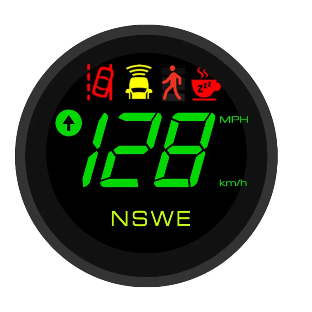 ELING  GPS ӵ,  Ƿ  溸,  GPS , 0-299 km/h, MPH, 5-36V, 2.75 ġ