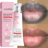 Masque Lèvres Éclaircissant Rapide Anti-Mélanine – Baume Exfoliant et Sérum pour Estomper les Rides des Lèvres, Éliminer les Peaux Mortes, Nourrir et Réparer – Soin des Lèvres Maquillage 1