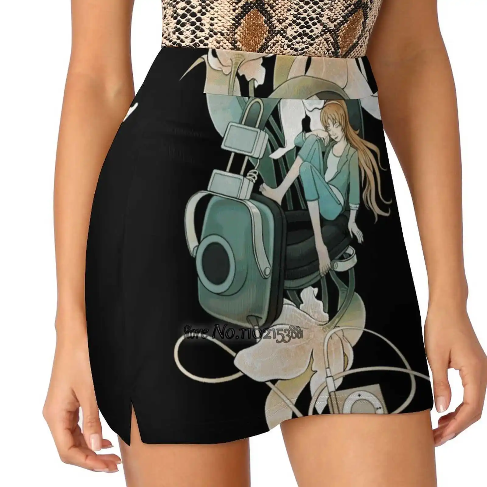 

Футбольная юбка, трапециевидная, с карманами для телефона