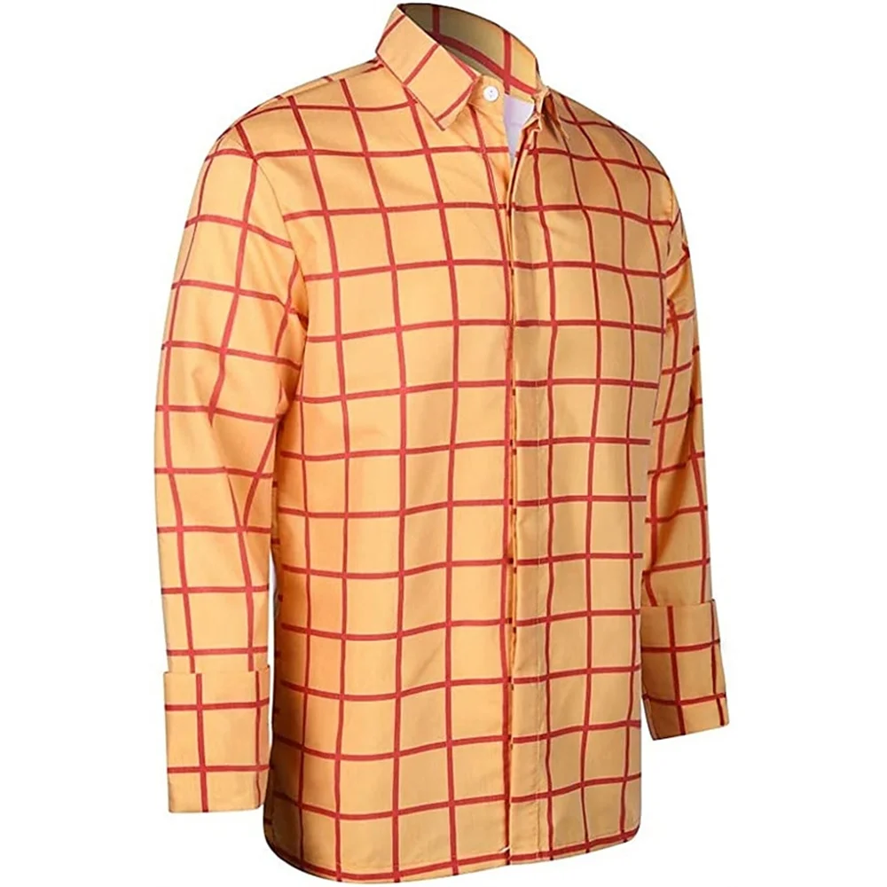 Spring Autumn Solid Plaid Men&rsquo;s Shirts 3d Prints Long Sleeve Shirt For Man Casual Holiday Long Sleeve Button Shirt Man Tops men casual shirts