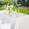 Rectangle Satin Tablecloth Wedding Table for party Birthday Events Banquet Decor Home Dinner Tablecloths Table Decors 2