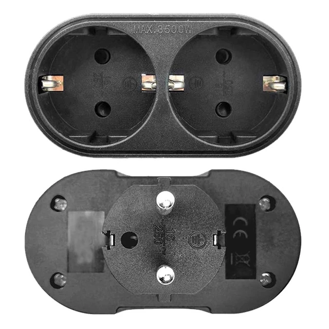 Ac Power Plugs Sockets Europe | Schuko Plug Adapter Europe 3 - Electrical  Socket & Plugs Adaptors - Aliexpress