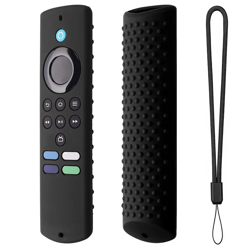New Silicone Cover Fire TV Stick 4K Max 2023 Streaming Device Soft Remote  Case with Lanyard Anti-fall Protective Case - AliExpress