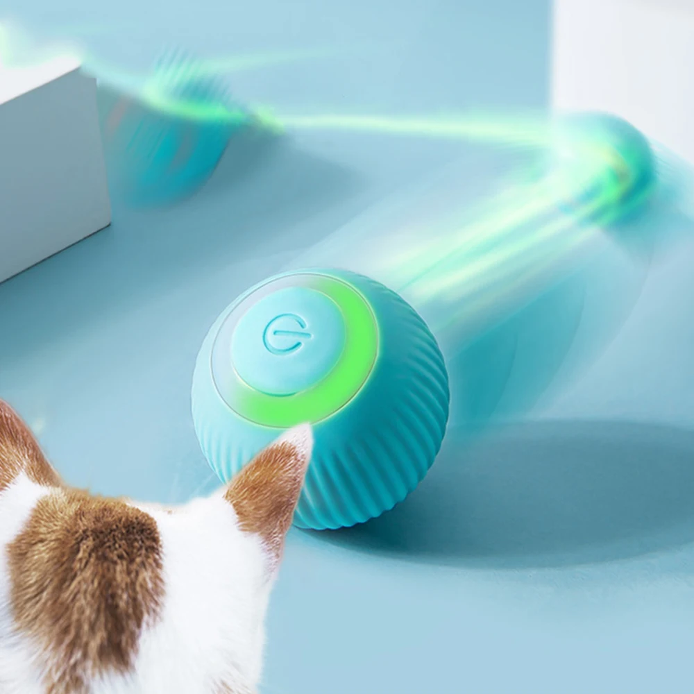 Cat Toys Automatic Rolling Ball Cats Toy Automatic Magic Ball Cat