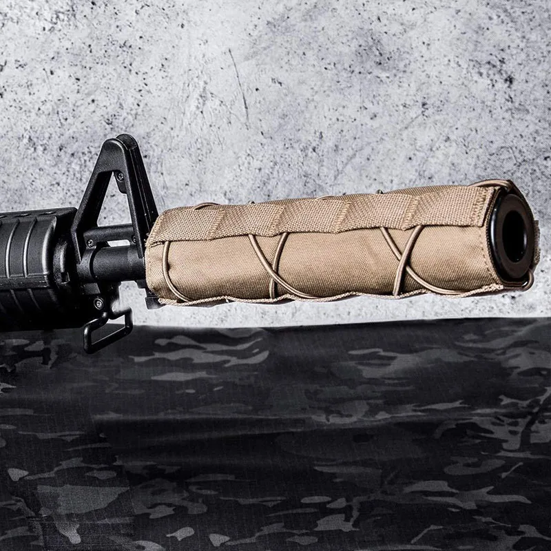 Nylon Gun Silencer Protective Case for Hunting and Airsoft
