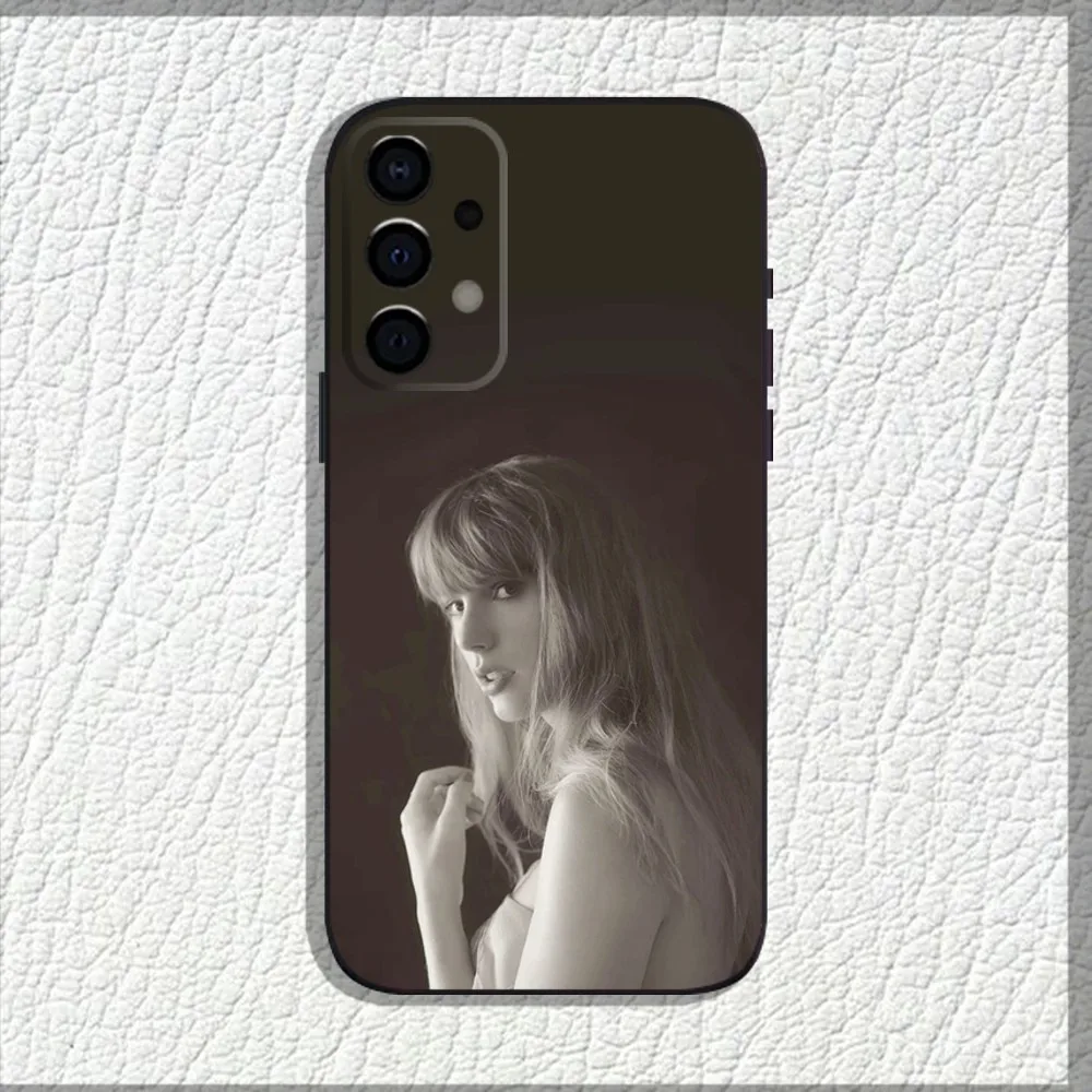 thumbnail image 1 of Funda para teléfono T-TaylorS TTPD S-SwiftS para Samsung Galaxy A13, A21s, A22, A31, A32, A52, A53, A71, A80, A91, carcasa negra suave, 1 of 4