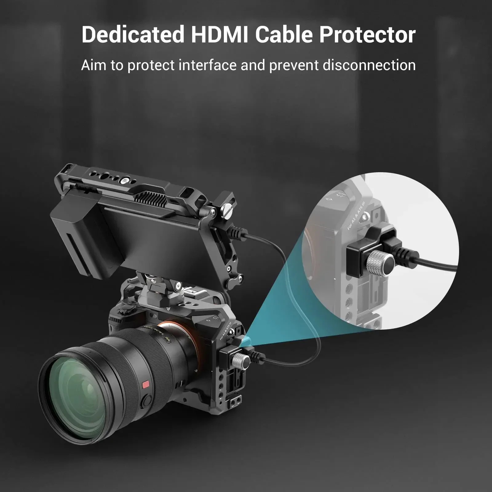 SmallRig Monitor Cage Kit for Atomos Ninja V/Ninja V+with Cage Sunhood Screen Pr