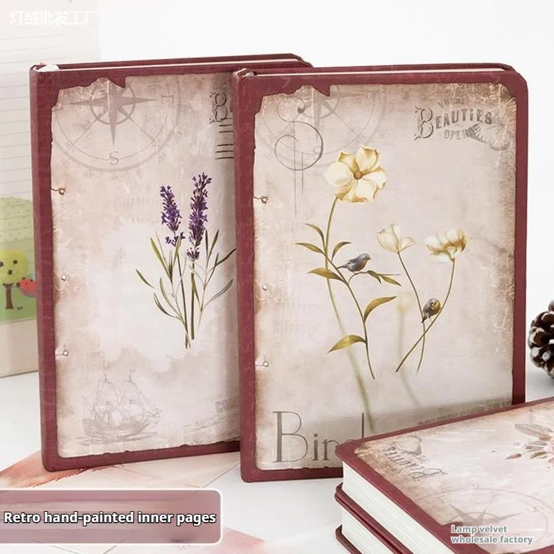 Dream Falling Flower European Retro Creative Notebook Hand drawn Illustrations 1