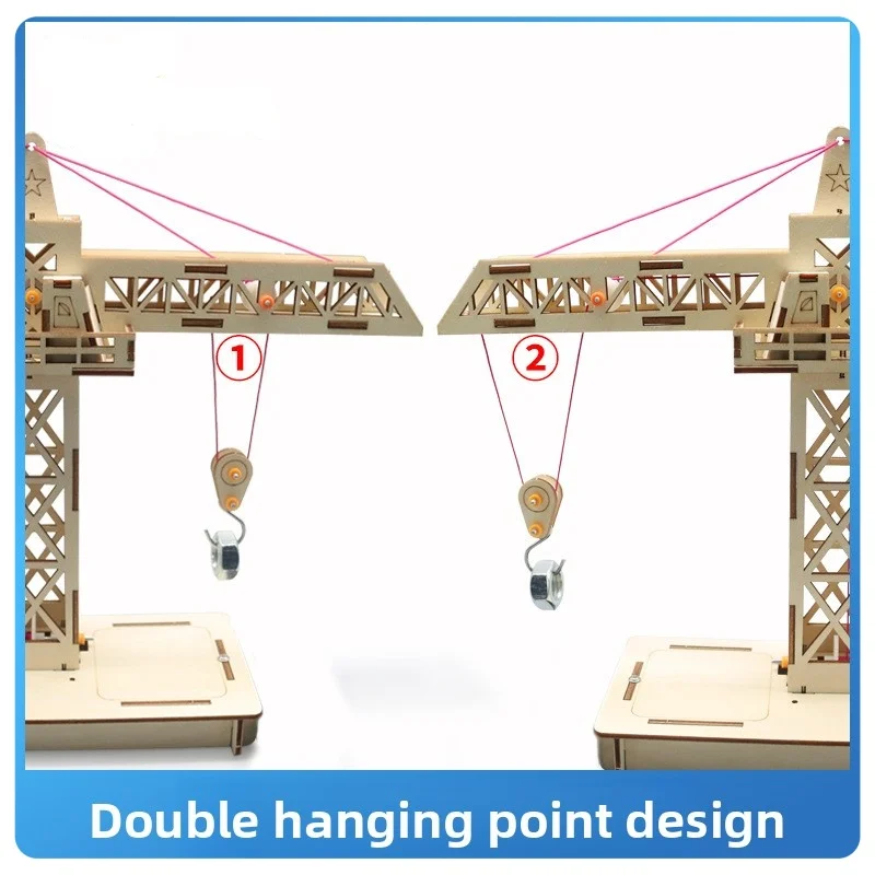 Remote Control Tower Crane Lifting Crane Diy Models & Building Toy Science &Education Model Toy For Children Gift Toy - Bilde 3