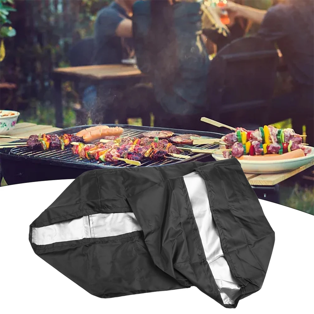 Gas Grill Cover For Weber 9010001 Traveler Portable Gas Grill 210D Heavy Duty Waterproof BBQ Cover Cooking Garden 101*49*25cm
