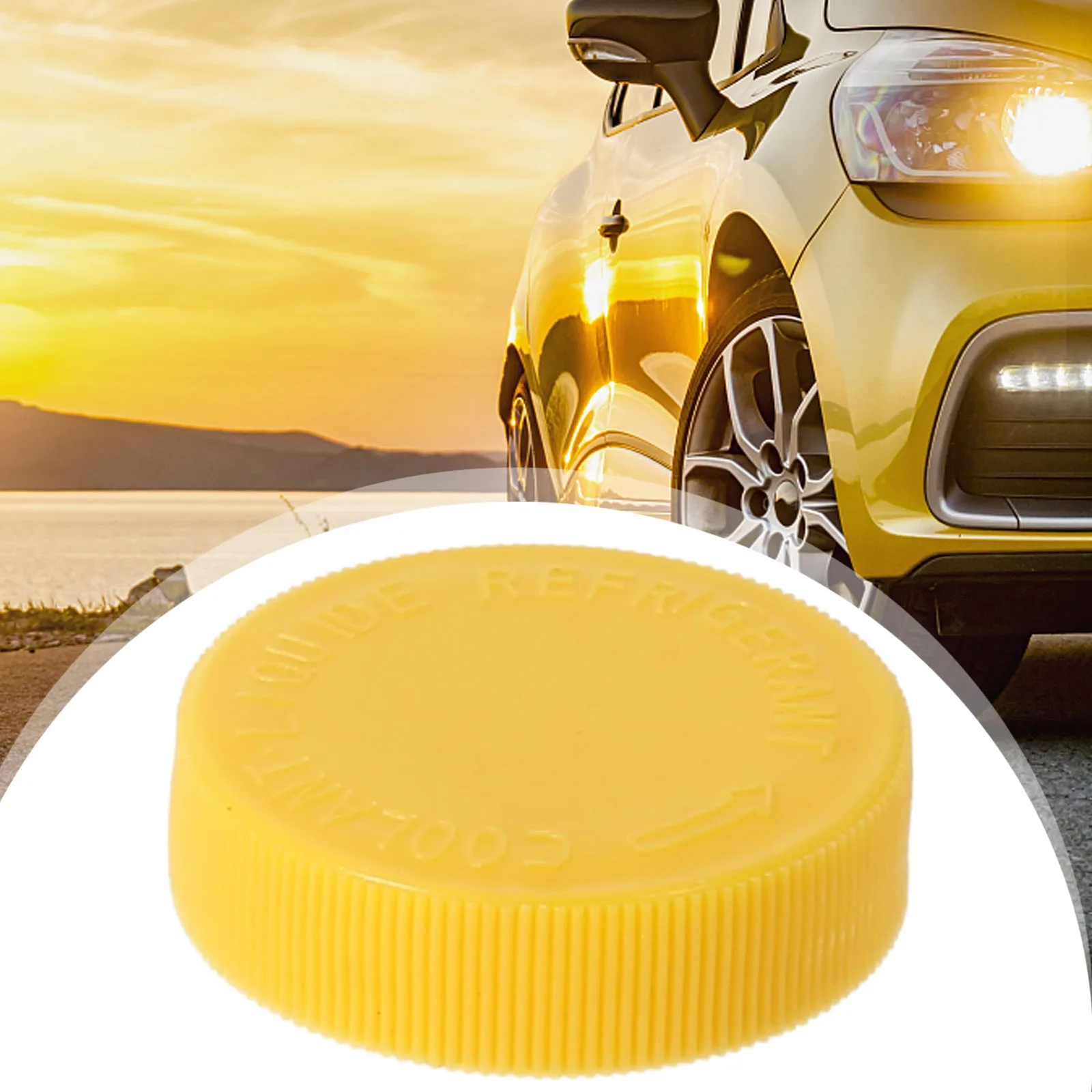Auto Parts Reservoir Cap Tank Cap 21712-50M01 Car Accessories Coolant Overflow Cooling Tank Direct Replacement Yellow