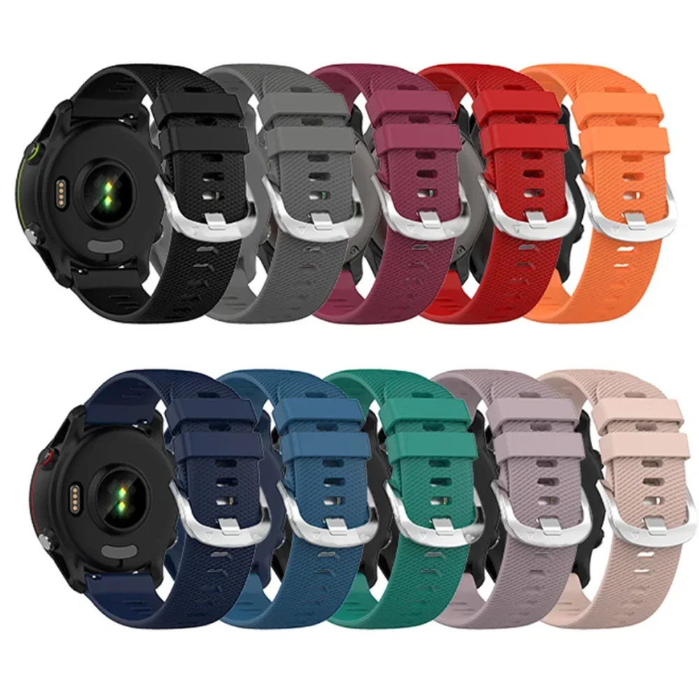 Enhanced Soft Rubber Sports Strap | Premium Replacement Bracelet, 20mm/22mm