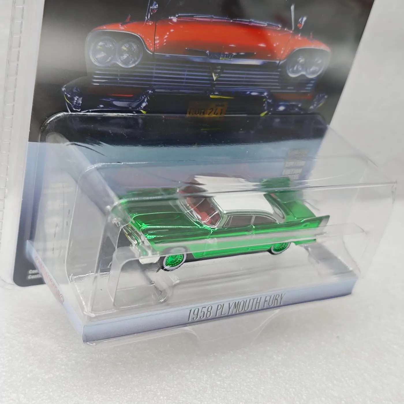 ミニカー MAC TOOLS/Greenlight 1958 Plymouth Fury GreenLight 1:64 1958 Plymouth Fury 44830-C Simulation Car Alloy